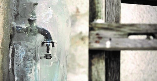 Wasserrohr gefroren
